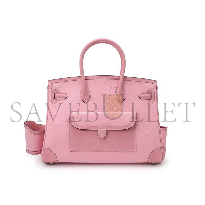 H**mes MASTER TRAVEL BAG CARGO 35 PINK 360784 (25*20*13cm)
